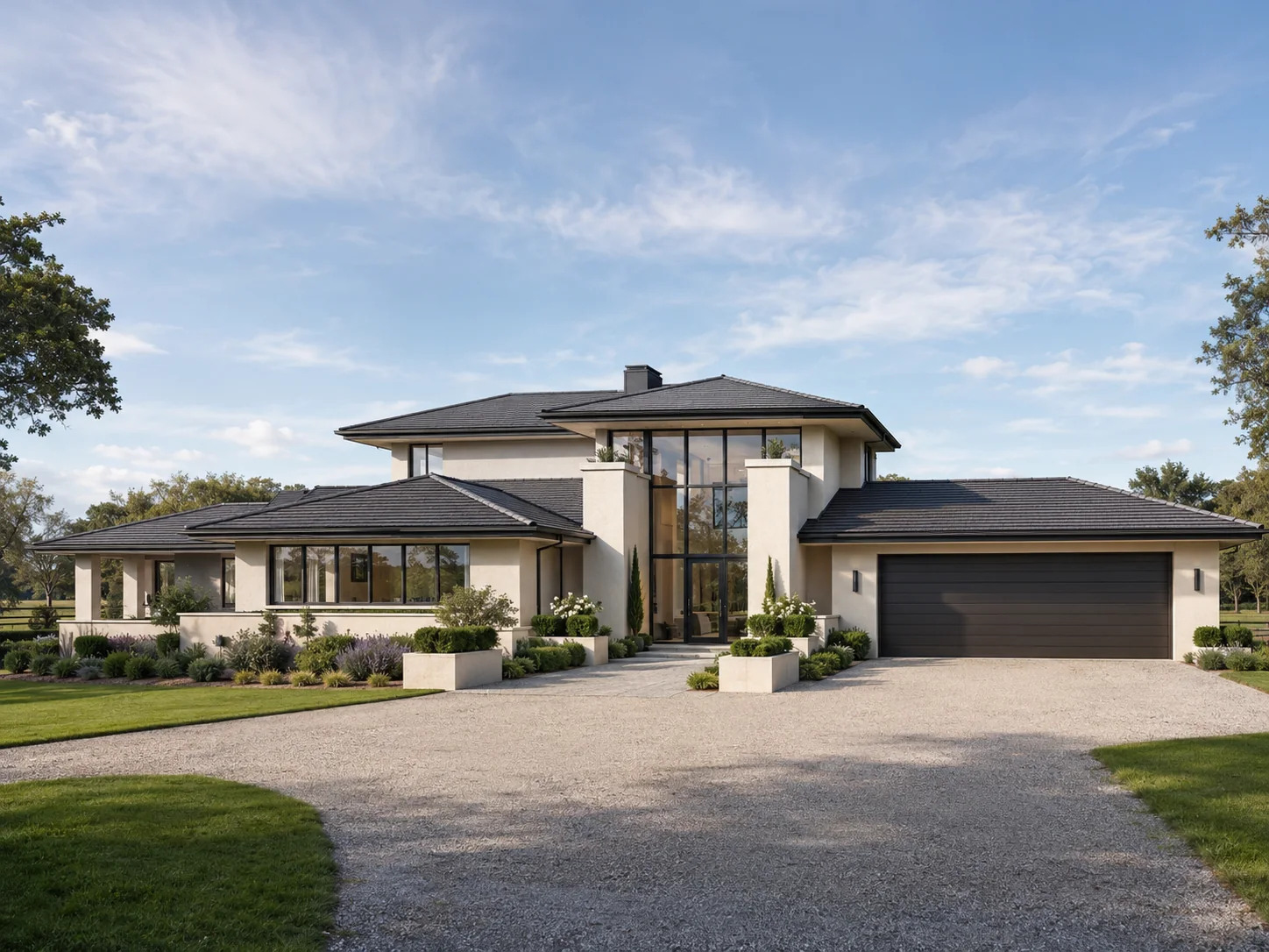 Rendered perspective of the Lifestyle House concept design in Mangaroa Valley