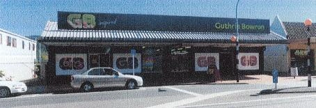 Existing Guthrie Bowron shop viewed from Queen Street
